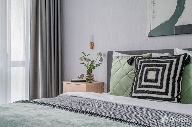 

1-к. квартира, 41 м², 2 кровати