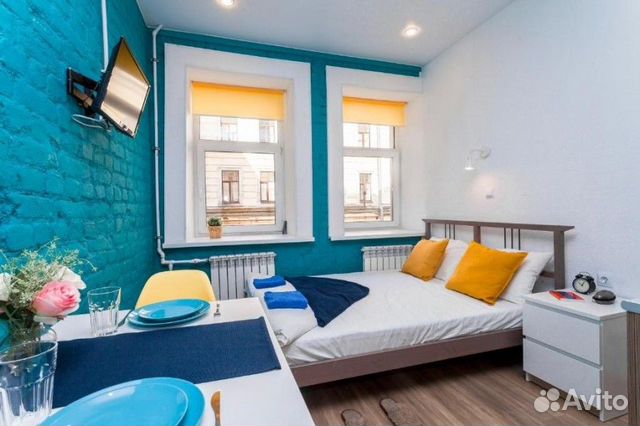 

Квартира-студия, 15 м², 1 кровать