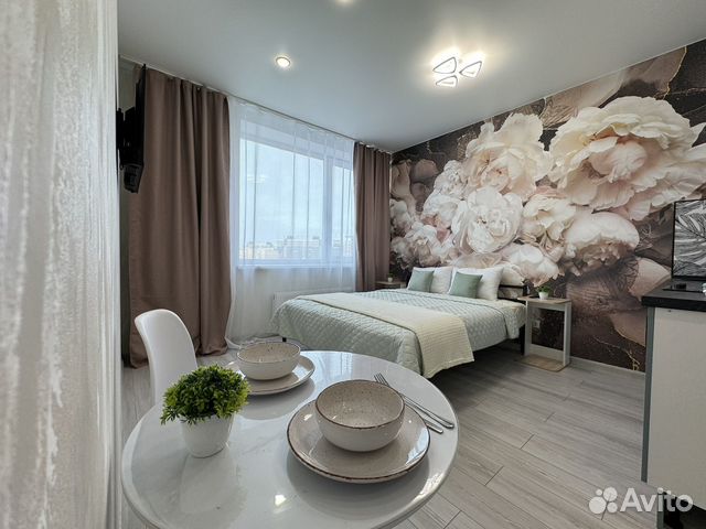 

Квартира-студия, 28 м², 1 кровать