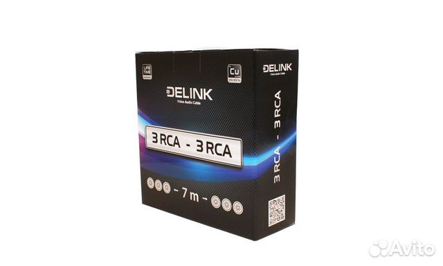 Шнур Delink 3RCA-3RCA 