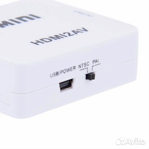 Конвертер переходник с hdmi на 3RCA (тюльпаны AV)