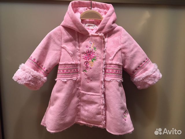 Новая дублёнка Kenzo, оригинал, 68 см / 6 мес Новая дублёнка Kenzo, оригинал, 68 см / 6 мес