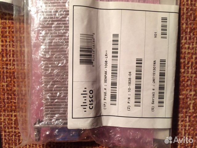 Модули Cisco XFP-10GLR-OC192SR Модули Cisco XFP-10GLR-OC192SR