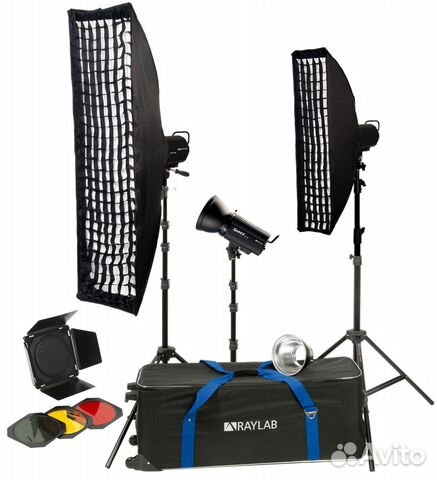 Комплект студийного света Raylab