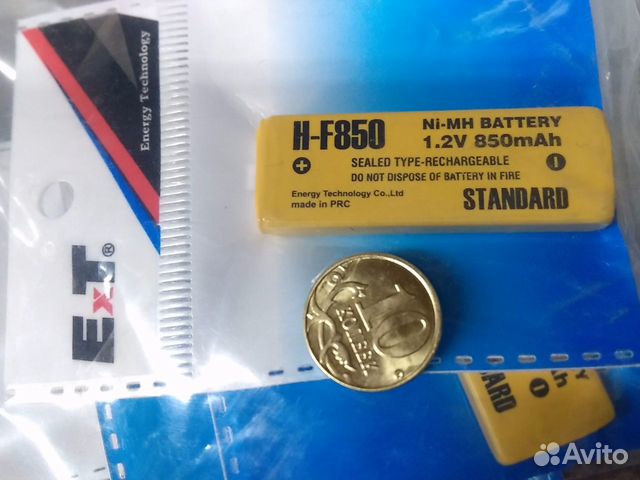 NiMh аккумулятор ET H-F850 1,2V 850mAh NiMh аккумулятор ET H-F850 1,2V 850mAh