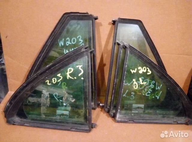 Стекло Мерседес 203 Скл форточка
