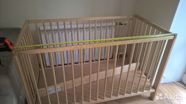 Кроватка Манеж детская IKEA с латексным матрасом