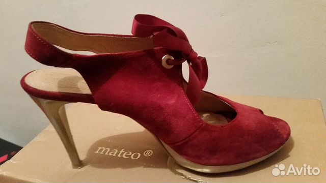 Туфли замша