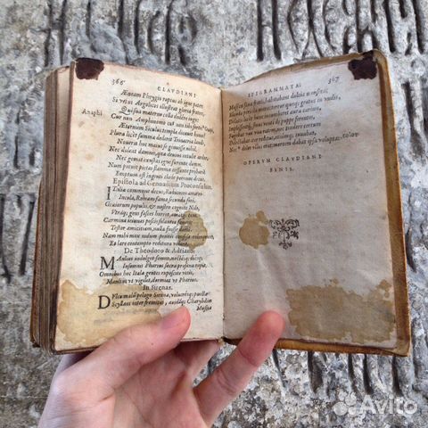 Антикварная книга 16 века, 1589 год, латынь Антикварная книга 16 века, 1589 год, латынь