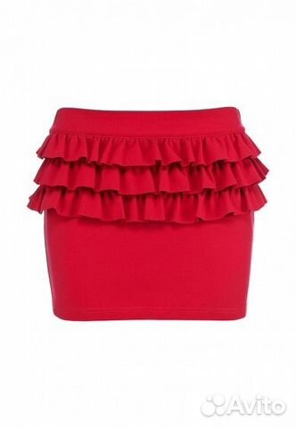 Юбка красная, размер S/M