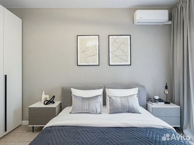 

1-к. квартира, 40 м², 2 кровати