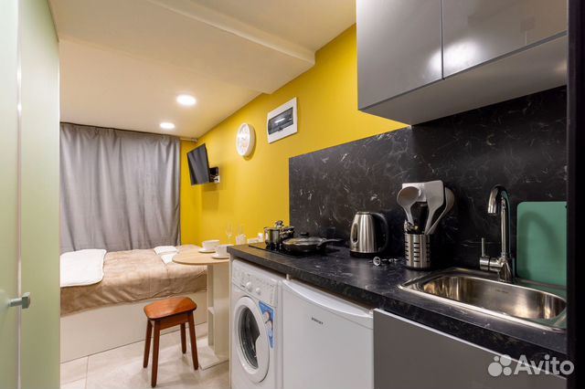 

Квартира-студия, 10,5 м², 1 кровать