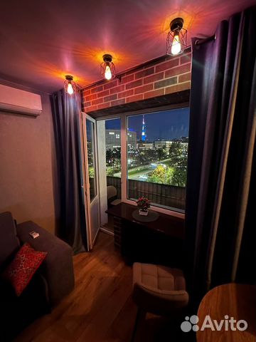 

Квартира-студия, 33 м², 2 кровати
