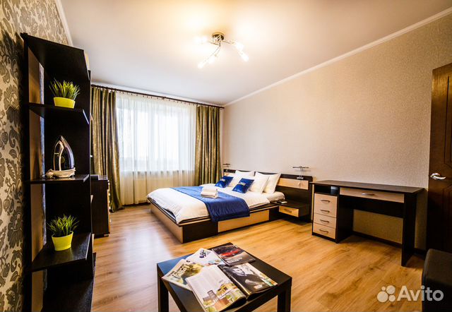 

1-к. квартира, 55 м², 2 кровати