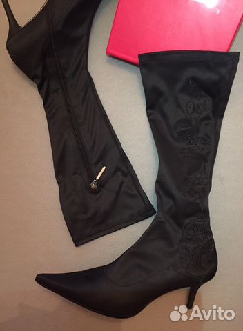 Сапоги чулки чёрные размер 39 Сапоги чулки чёрные размер 39