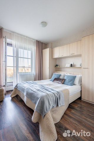 

1-к. квартира, 42 м², 2 кровати