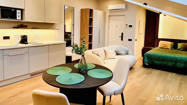 

Квартира-студия, 44 м², 3 кровати