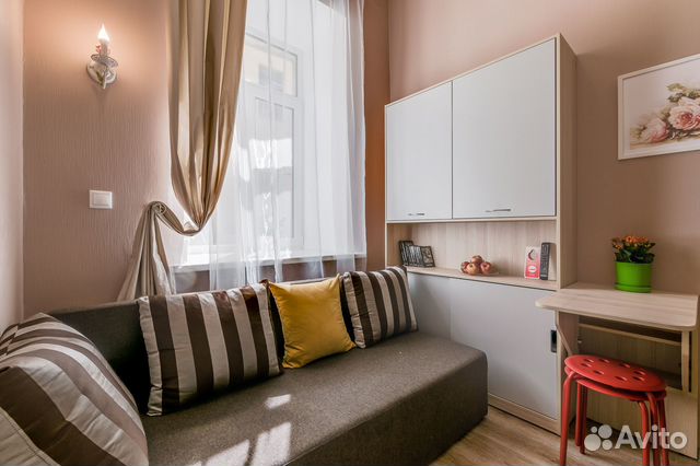 

Квартира-студия, 10 м², 2 кровати