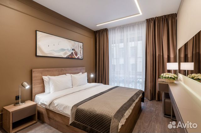 

1-к. квартира в апарт-отеле, 35 м², 1 кровать