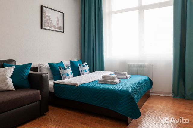 

1-к. квартира, 45 м², 2 кровати