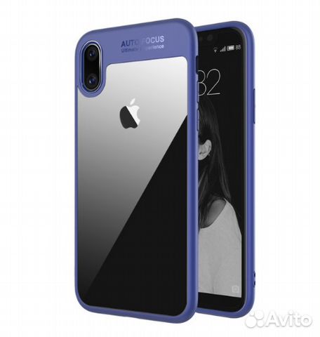 Чехол iPhone X/Xs 10 Baseus Protective Синий