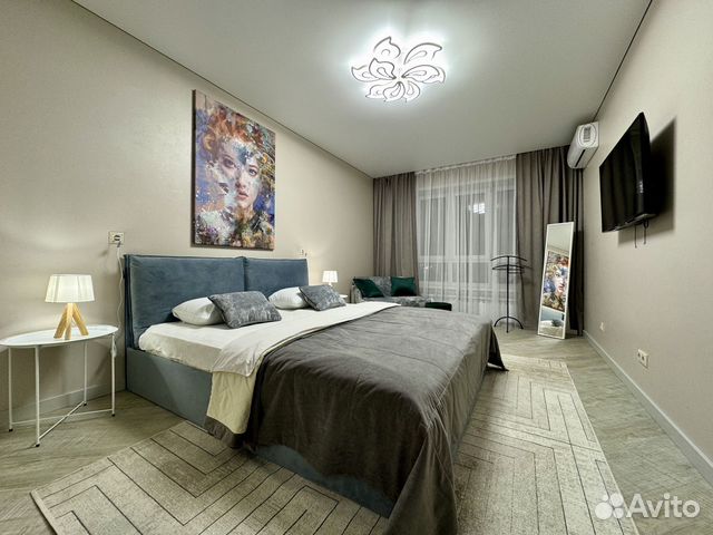 

1-к. квартира, 44 м², 2 кровати