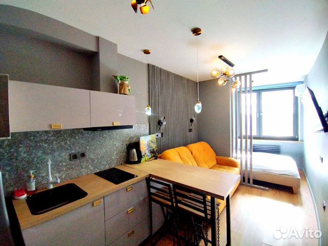 

Квартира-студия, 27 м², 2 кровати