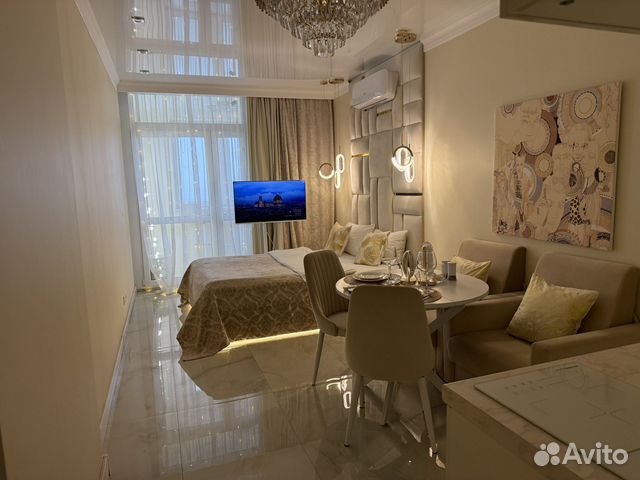 

Квартира-студия, 30 м², 3 кровати