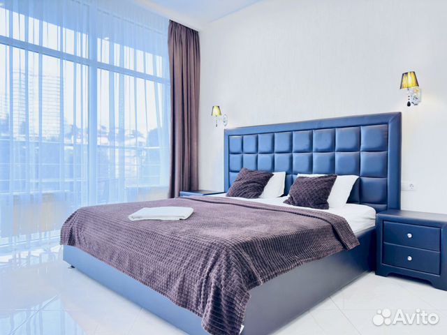 

Квартира-студия в апарт-отеле, 50 м², 2 кровати