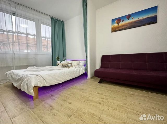 

Квартира-студия, 28 м², 2 кровати