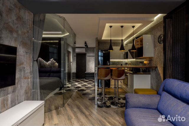 

1-к. квартира, 41 м², 2 кровати