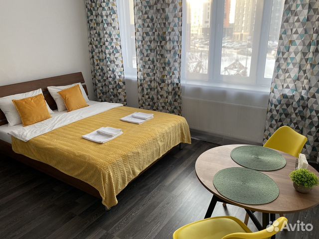 

Квартира-студия, 27 м², 1 кровать