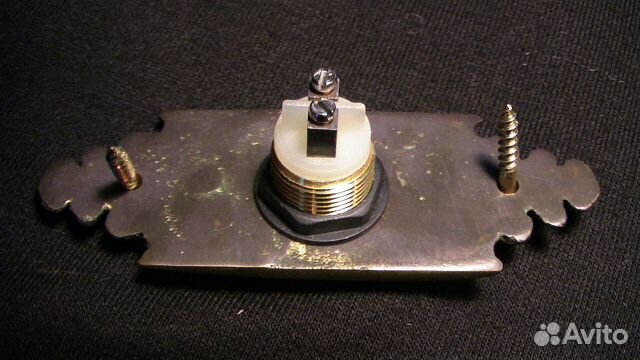 Кнопка звонка из меди