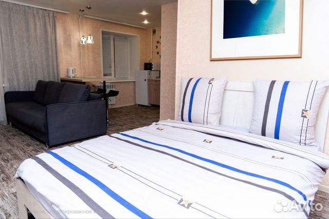 

Квартира-студия, 32 м², 2 кровати
