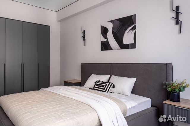 

1-к. квартира, 43 м², 2 кровати