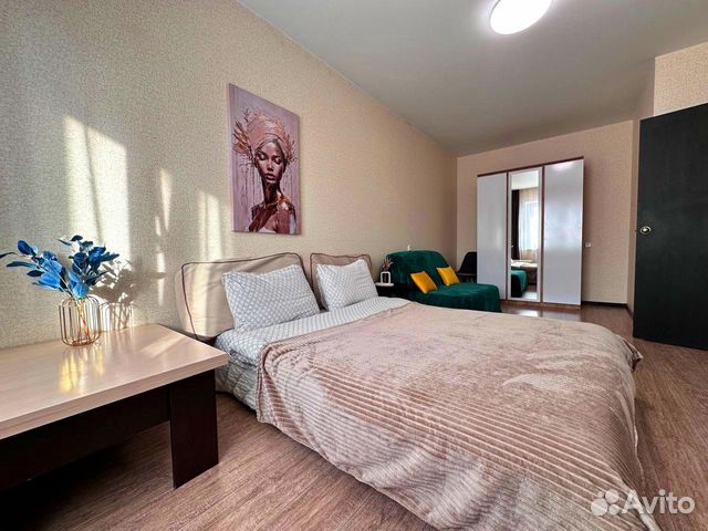

1-к. квартира, 41 м², 2 кровати