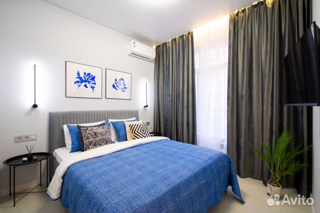 

1-к. квартира, 45 м², 2 кровати