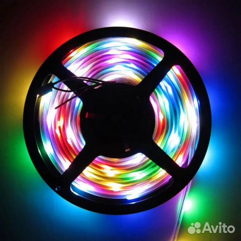 Светодиодная влагозащитная LED лента (5м)
