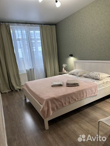 

1-к. квартира, 44 м², 2 кровати