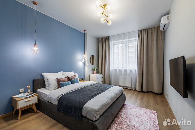 

1-к. квартира, 52 м², 2 кровати