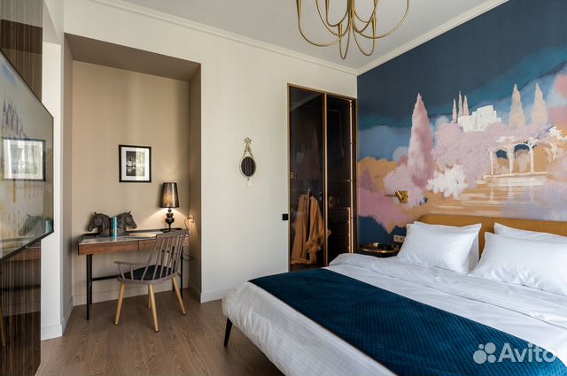 

1-к. квартира, 54 м², 2 кровати