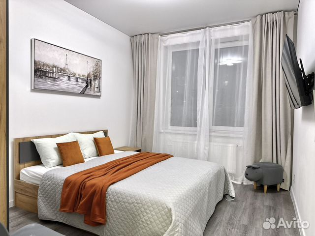 

1-к. квартира, 40 м², 2 кровати