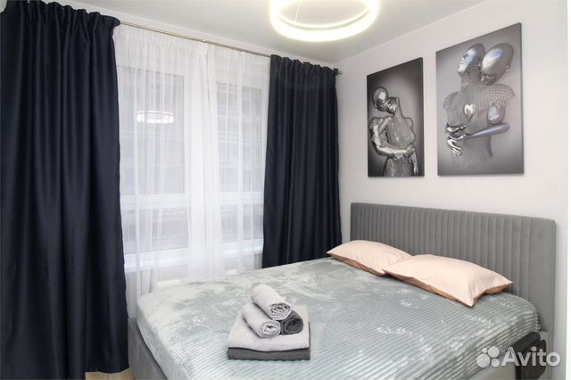 

1-к. квартира, 35 м², 2 кровати