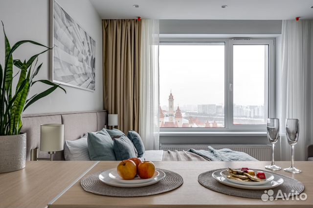 

Квартира-студия, 31 м², 2 кровати