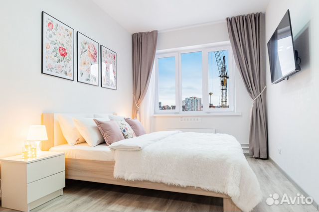 

1-к. квартира, 37 м², 2 кровати
