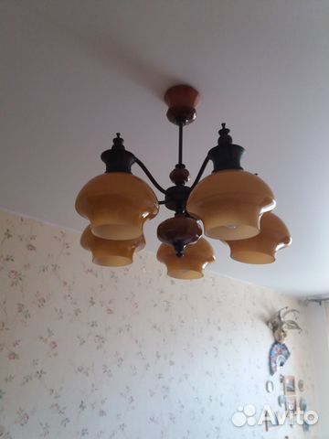 Люстра 80-е 20 век