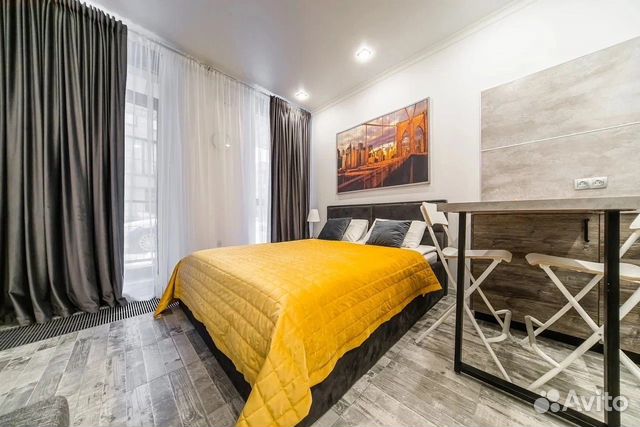 

Квартира-студия, 27 м², 2 кровати
