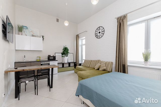 

Квартира-студия, 35 м², 3 кровати