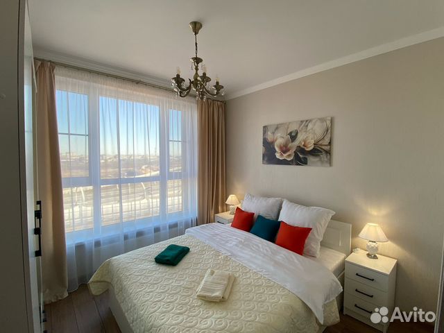 

1-к. квартира, 38 м², 2 кровати