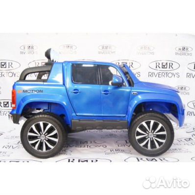 Электромобиль Volkswagen Amarok M999MM, синий Электромобиль Volkswagen Amarok M999MM, синий
